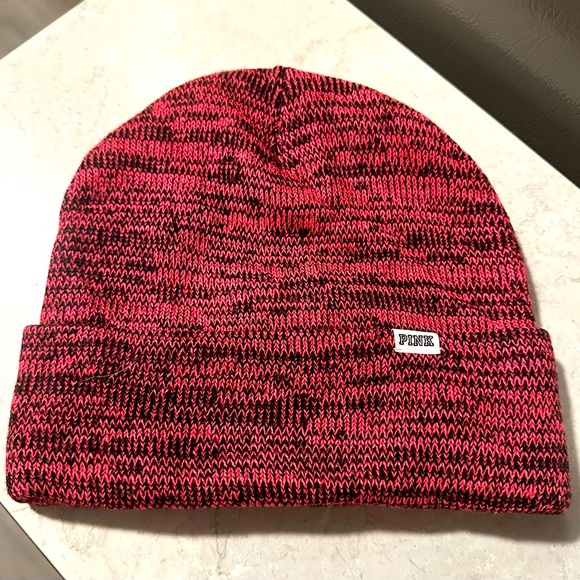 PINK Victoria's Secret Accessories - PINK VS Adult Knit Beanie